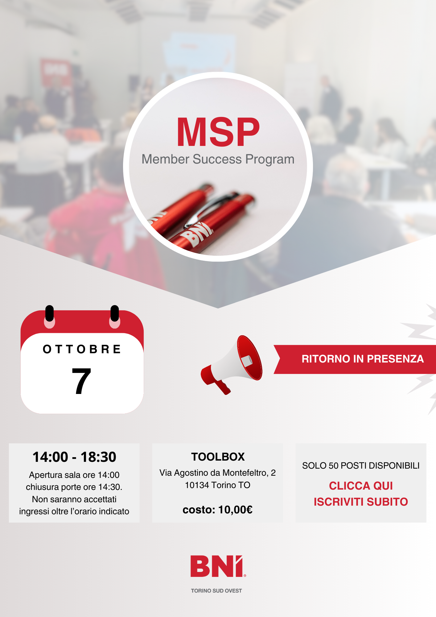 MSP - Member Success Program Region Torino Sud Ovest